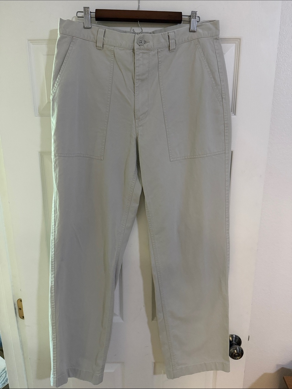 J. Crew Men's Chino Pants in Light Gray